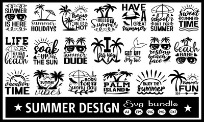 summer svg bundle
