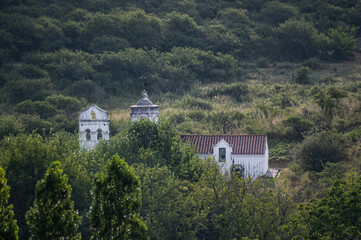 Fototapeta na wymiar church in the mountains candonga 