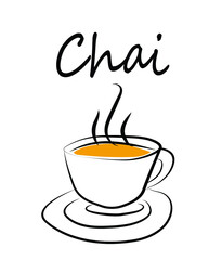 Chai or tea banner