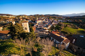 Fototapeta na wymiar View of Rocca San Felice, Avellino, Campania, Italy.