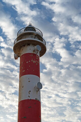 Lighthouse on the Coast of the Atlantic Ocean