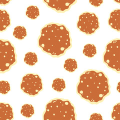 Pancake pattern seamless