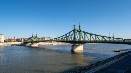 Szabadság Bridge in Budapest, Hungary