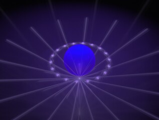 Imaginatory fractal abstract background Image