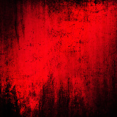 red background