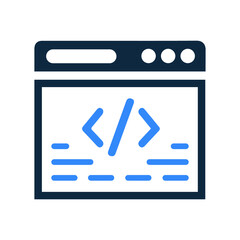 Keyword, code, coding, html, programming icon. Simple vector sketch.