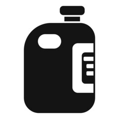 Pool cleaner bottle icon simple vector. Cleaning repair