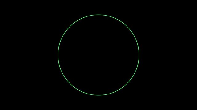 Abstract Pulsing Ring motion graphic element. perfect for background or logo placement. . , 4K loop