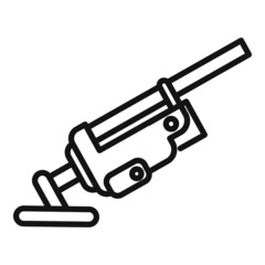 Cleaning pool service icon outline vector. Pump repair