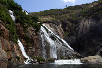 Fototapeta na wymiar Ezaro Waterfalls, Galicia