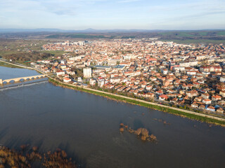 Old Bridge) over Maritsa river in town of Svilengrad, Bulgaria
