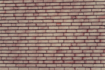 The texture of a colorful brick wall.