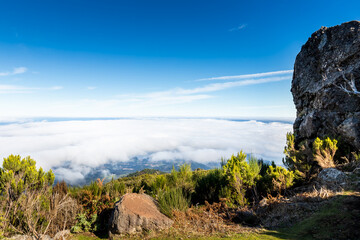 Achada do Teixeira on the island of Madeira