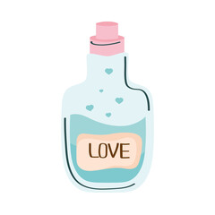 love potion flask