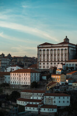 Fototapeta na wymiar View of the historic district in Porto, Portugal.