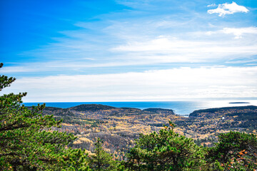 view of the mountains