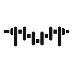 Crankshaft icon simple vector. Car piston