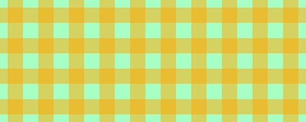 Banner, plaid pattern. Mint on Orange color. Tablecloth pattern. Texture. Seamless classic pattern background.