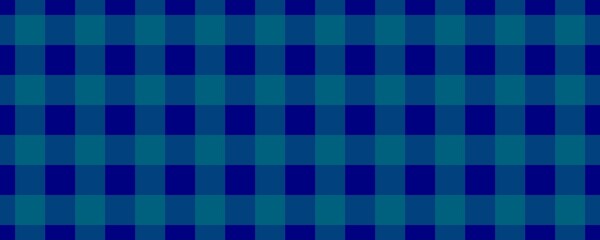 Banner, plaid pattern. Navy on Teal color. Tablecloth pattern. Texture. Seamless classic pattern background.