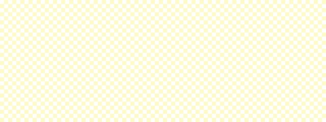 Checkerboard banner. Beige and White colors of checkerboard. Small squares, small cells. Chessboard, checkerboard texture. Squares pattern. Background.