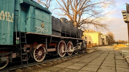 old steam train