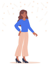 Multicultural person concept