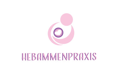  Hebammen Logo, Hebammenpraxis Logo, Mutter und Kind Logo