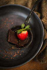 strawberry and chocolate
