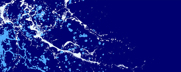 Vector watercolor art background with splashes. Drops. Hand drawn illustration for cards, flyer, poster, banner, and cover design. Freshness. Splashing. Liquid. Template for design.