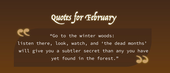 This collection of inspirational quotes for February is sure to get your mind moving and motivate you to positive action as we inch closer to the end of winter. Welcome, February!