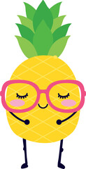 Pineapple Emoji relaxed