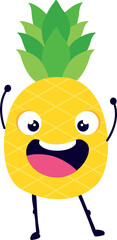 Pineapple Emoji happy