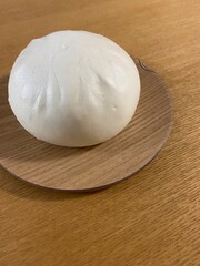 rolling pin on dough