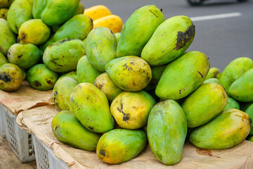 Mangifera indica, commonly known as mango is a species of flowering plant in the sumac and poison ivy family Anacardiaceae. Mangifera laurina is species of flowering plant in the family Anacardiaceae.
