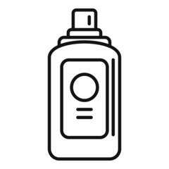 Clean mouthwash icon outline vector. Dental product