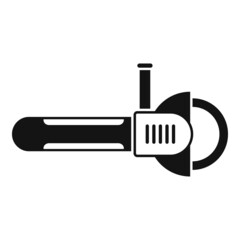 Chain saw icon simple vector. Power tool