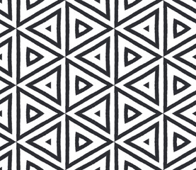 Textured stripes pattern. Black symmetrical