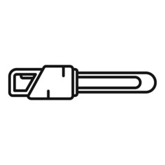 Cutter electric saw icon outline vector. Chainsaw tool