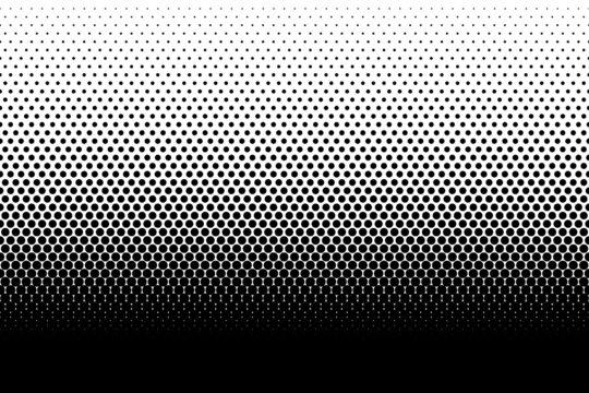 Dot perforation texture. Dots halftone seamless pattern. Fade shade background. Noise gradation border. Black screentone diffuse background. Overlay points effect. Abstract design comic prints. Vector