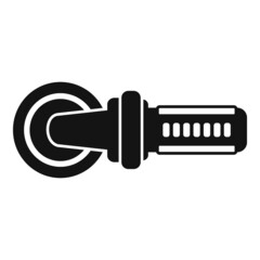 Electric grinding machine icon simple vector. Saw grinder