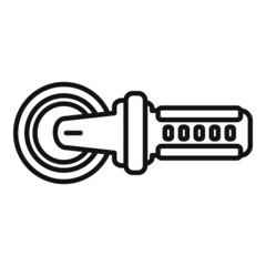 Electric grinding machine icon outline vector. Saw grinder