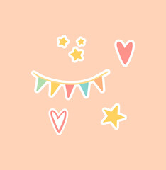 Planner or diary decorating element