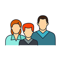 Set of Human Group Icon. people family pack symbol template for graphic and web design collection logo vector illustration