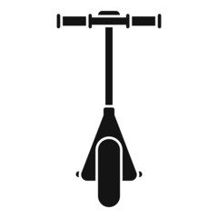 Scooter icon simple vector. Kick transport