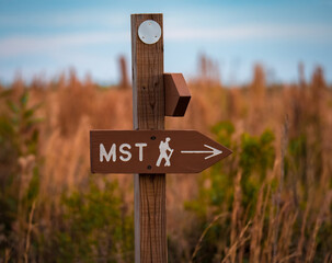 sign in the mountains