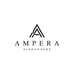 Letter A Logo Design Template 