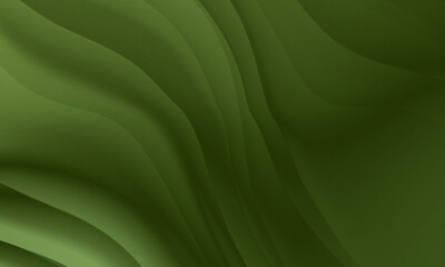 Abstract green colors gradient with wave nature texture background.