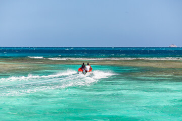 Saint Vincent and the Grenadines, fishing boat in Union