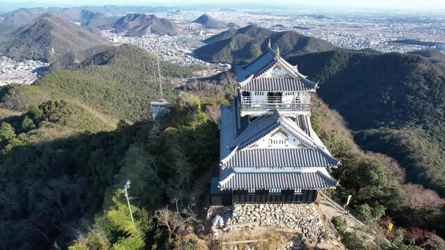 岐阜城ドローン空撮