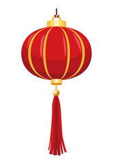red chinese lamp hanging